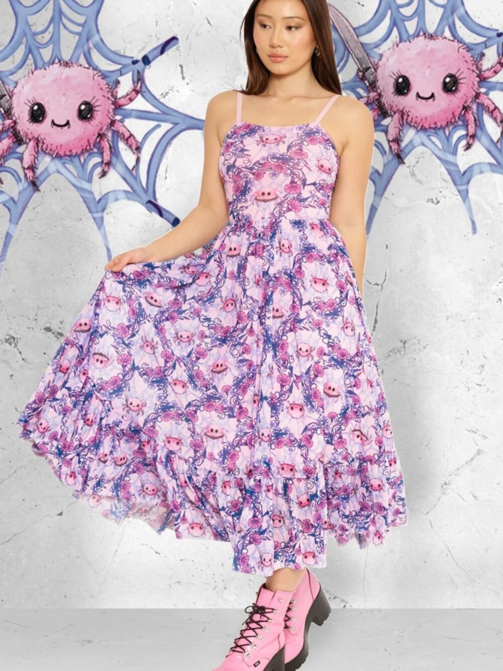 Blackmilk Reached My Mental Limit Picnic Midaxi Dress